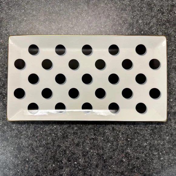 kate spade Dining Kate Spade Daisy Place Spots Large Tray